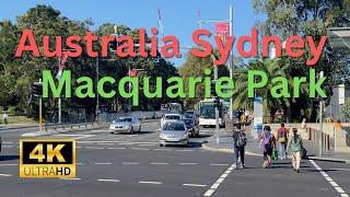 【4K Walk】Walking at Macquarie Park on Sunny Day in Sydney Australia 2023