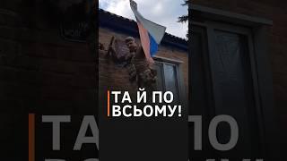 ЗСУ зняли прапор рф з будівлі адміністрації Свердликівської сільради у Курській області #shorts