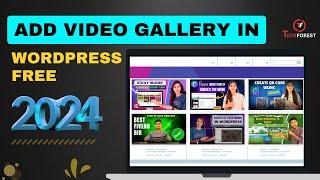 How to Add Video Gallery in WordPress Elementor 2024| Video Gallery in WordPress