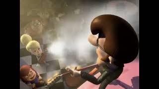 Nick from Jimmy Neutron gets Aura Farmed so hard by Hugh Neutron that he has to escape