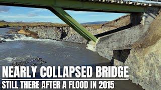 The Bridge That Almost Collapsed During The 2015 Glacial Flood in Iceland is Still There