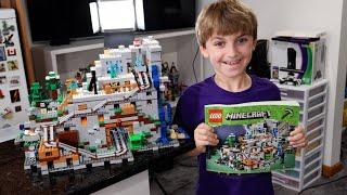 WE FINALLY DID IT! | Building the LEGO Minecraft Mountain Cave 21137