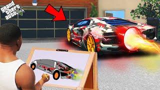 Franklin Find The God Booster Super Car With The Help Of Using Magical Painting In Gta V