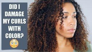 DYEING MY CURLS A LIGHTER COLOR & HAIR COLORING TIPS | JOURNEY TO BLONDE CURLS