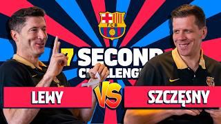 ⏱️ LEWANDOWSKI vs SZCZĘSNY | 7 SECOND CHALLENGE (SPANISH SUPER CUP EDITION!) | EL CLÁSICO 