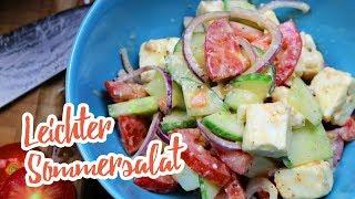 Low-Carb Leichter Sommersalat - Essen ohne Kohlenhydrate