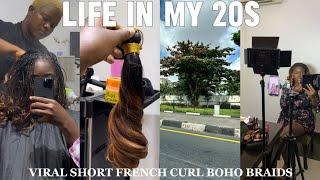 LIVING ALONE AS A 23 YEAR OLD IN LAGOS| | HAIR DAY