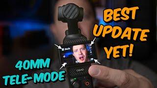 DJI Pocket 3 Best Update Is Here! Telephoto?