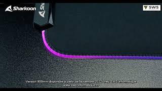 Tapis de souris Sharkoon 1337 V2 RGB 900 disponible en Tunisie