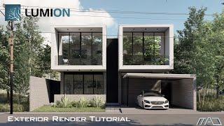 Lumion 11 exterior render settings