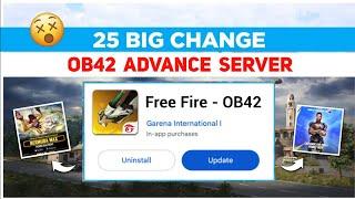 25 New Changes In FREE FIRE OB42 Update