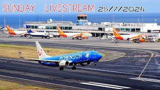 LIVE WINDY AFTERNOON MADEIRA CR7 AIRPORT