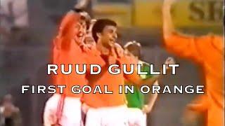 Ruud Gullit first goal in Orange