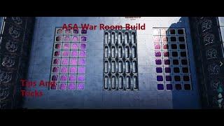 How To Build War Room Ark Survival Ascended (Dedi Floor) (Tripple Stack Vaults) (trough Floor)