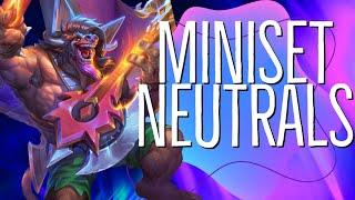 Miniset LEGENDARIES & Neutrals Revealed! | Hearthstone Miniset