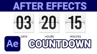 Creare un Conto alla Rovescia Animato - Effetto Countdown Timer in After Effects CC (Tutorial ITA)