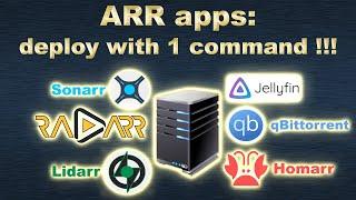 Deploy ARR stack with qBittorrent and Jellyfin using just 1 command! (+ step-by-step configuration)