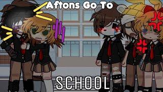 ||Aftons + Ennard Go To School||Gacha FNaF||