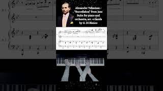 Tsfasman - Jazz Suite for piano 4-hands, I. Snowflakes #classicalpiano #classicalmusic