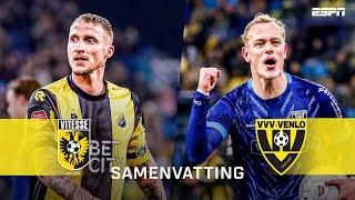  TWEE STRAFSCHOPPEN IN DOELPUNTRIJK DUEL  | Samenvatting Vitesse - VVV-Venlo