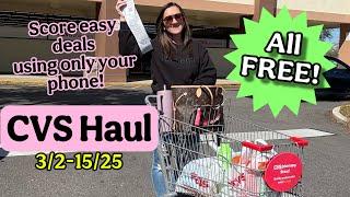 CVS Haul- Get a CART FULL for FREE! All digital coupon deals 3/2-15/25