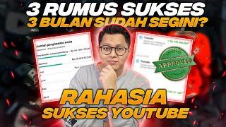 3 Rumus Sukses Mas Imam Januar, Baru 3 Bulan Sudah 43 Juta/Bulan, Tips Sukses Youtube!