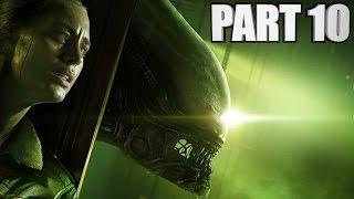 Alien: Isolation Walkthrough Part 10 - Seegson Synthetics - Gameplay Review Let's Play Xbox One