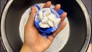 Asmr - baking soda crunchy and soft - salt - gym chalk water crush