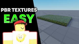 How to add PBR Textures into Roblox Studio