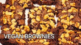 Easy Vegan Brownies With Walnuts