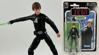 Star Wars Black Series Jedi Knight Luke Skywalker 40th Anniversary ROTJ Action Figure Review