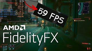 Cyberpunk 2077 - AMD RYZEN 5 2600 - RX 580 8GB - 16GB RAM | Can you reach 60FPS with FidelityFX CAS?