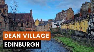 EDINBURGH City Centre's Most Beautiful Place (Dean Village) - Walking Tour | 4K | 60FPS