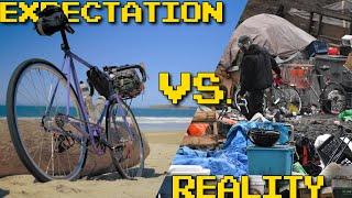 Biking in California: Expectation vs  Reality