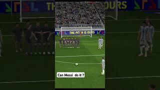 Can Messi do this ?  #pesfootball #pes2024 #efootball #gaming #goal #messi #messivsronaldo