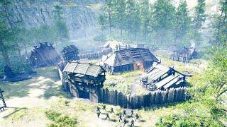 This NEW Viking Fortress City Defense Builder Has Base Building & SHIPS | Frozenheim Gameplay