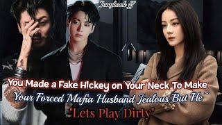 You Made a Fake H!ckey To make your Forced Mafia Husband Jealous (Jungkook ff) #btsff #oneshot