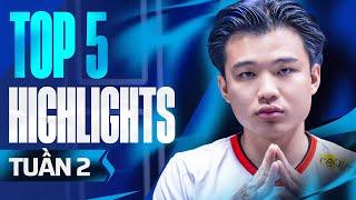 TOP 5 PHA THI ĐẤU MÃN NHÃN NHẤT TUẦN 2 | TOP PLAYS #2 | ABBEN ENERGY ĐTDV MÙA XUÂN 2025