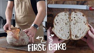 How I got EPIC oven spring on my FIRST bake with a BRAND-NEW sourdough starter Ep. 2