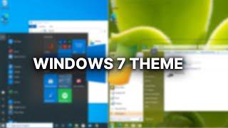 Making Windows 10 Look Like Windows 7