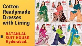 Readymade Cotton Dresses With Lining | Wholesale | Ratanlals | Hyderabad | Madina