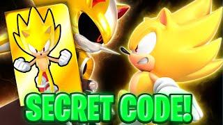 Sonic Speed Simulator SECRET CODES!