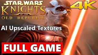 Star Wars: Knights of the Old Republic Full Walkthrough Gameplay - No Commentary 4K (PC Longplay)