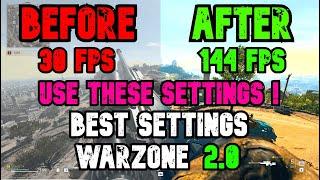 Best PC Settings for COD Warzone 2 (Optimize FPS & Visibility) FOR ANY PC - *NEW UPDATE* (Season 1)