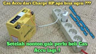 Cara buat Cas Accu Dari Charge HP