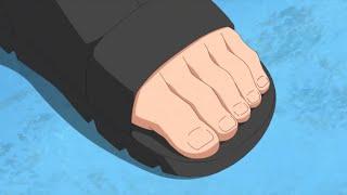 Boruto's feet close-up