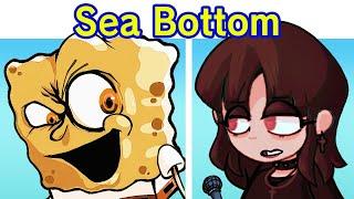 Friday Night Funkin' BLOODY SEA BOTTOM DEMO | VS Evil Spongebob, Squidward (FNF Mod/Horror)