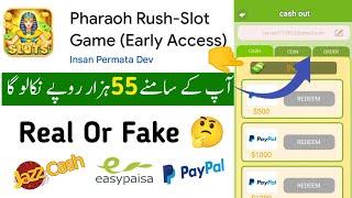 Pharaoh Rush Slot Game Real Or Fake | Pharaoh Rush Slot Game Withdraw Proof | Pharaoh Rush Slot Game