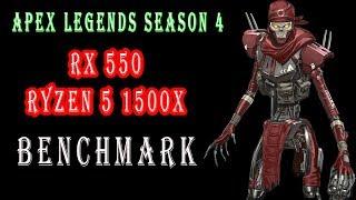 Apex Legends Season 4 RX 550 Ryzen 5 1500x Benchmark | Ultra | High | Medium | Low