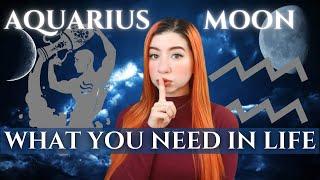 What is AQUARIUS MOON SIGN: What You NEED To Feel Fulfilled, Secrets and Desires